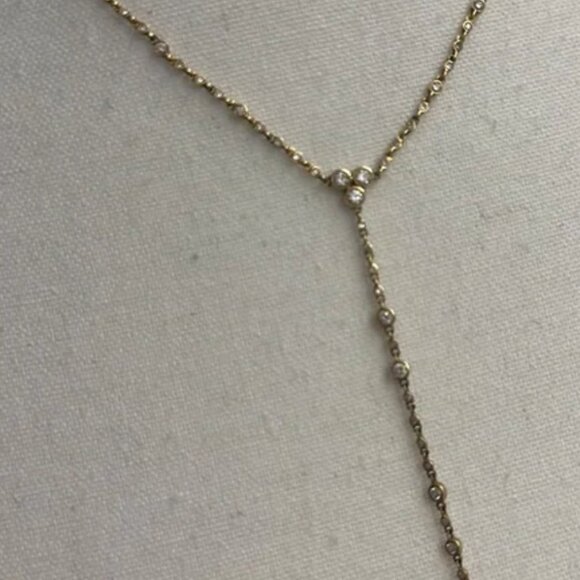 Authentic SHAY infinity lariat Y-drop necklace as seen on Hailey Bieber - Picture 10 of 10